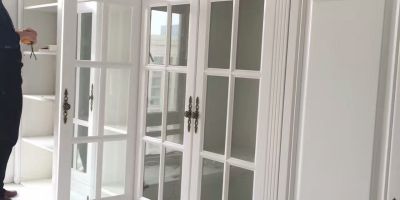 九号公馆柜子安装现场装修图