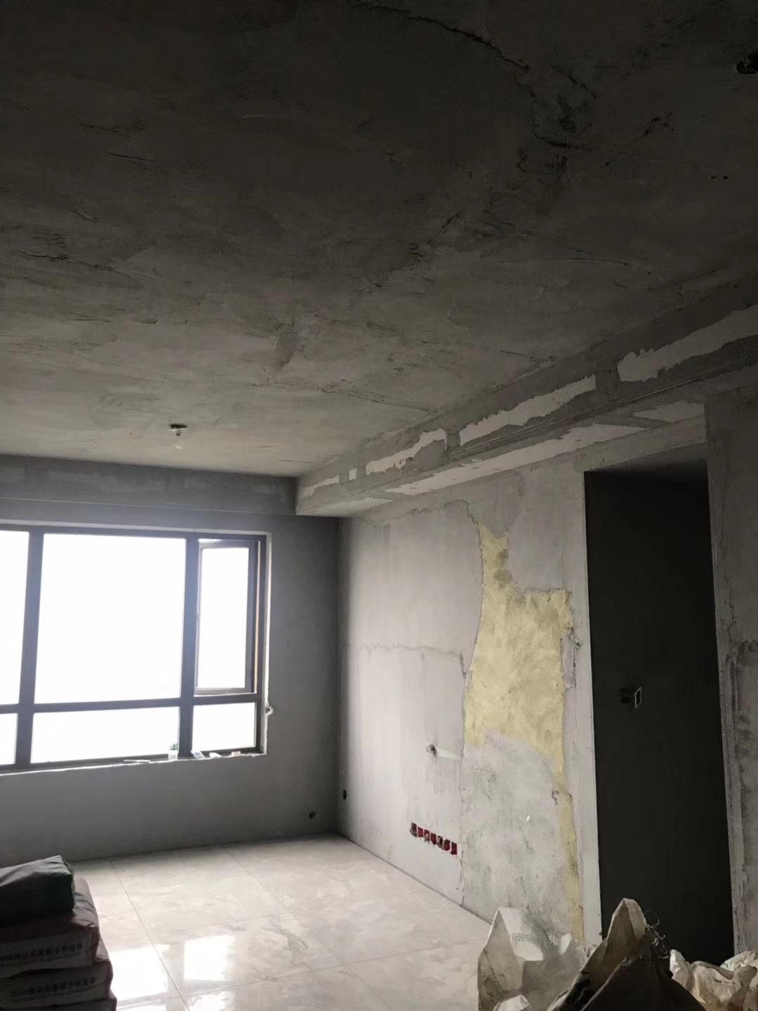 爵领欧城装修施工现场图