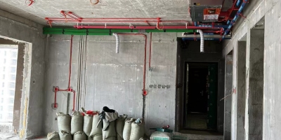 成都蓝光長(cháng)岛水電(diàn)改造现场施工图