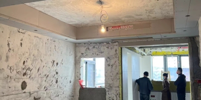 成都鹭岛國(guó)际社區(qū)装修施工现场图
