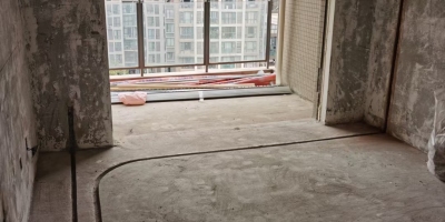 成都南城國(guó)际水電(diàn)改造施工现场图（線(xiàn)路开槽）