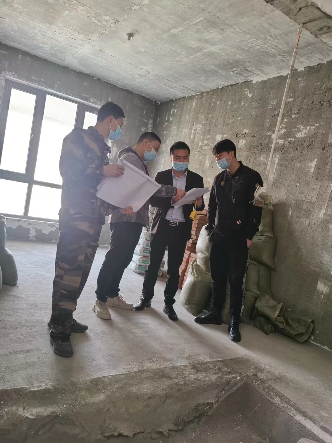成都南湖(hú)國(guó)际社區(qū)施工现场交底｜成都二手房装修