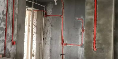 锐利领峰水電(diàn)改造新(xīn)建墙體(tǐ)改造完工图