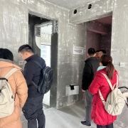 成都天府公園未來城裝修施工交底現場