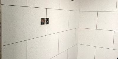 成都中德英伦联邦F區(qū)装修施工现场